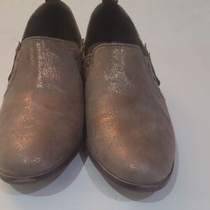 Clarks Women's Shimmering Brown Oxfords